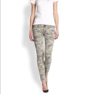 COPY/RESERVED Hudson Mid Rise Collin Camo Skinny Jean